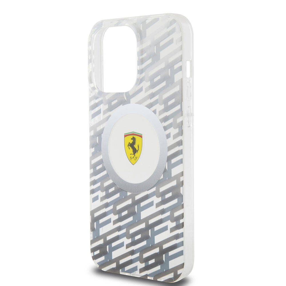 iPhone 15 Pro Max Kılıf Ferrari Orjinal Lisanslı Magsafe Şarj Özellikli Multi SF Kılıf Sarı