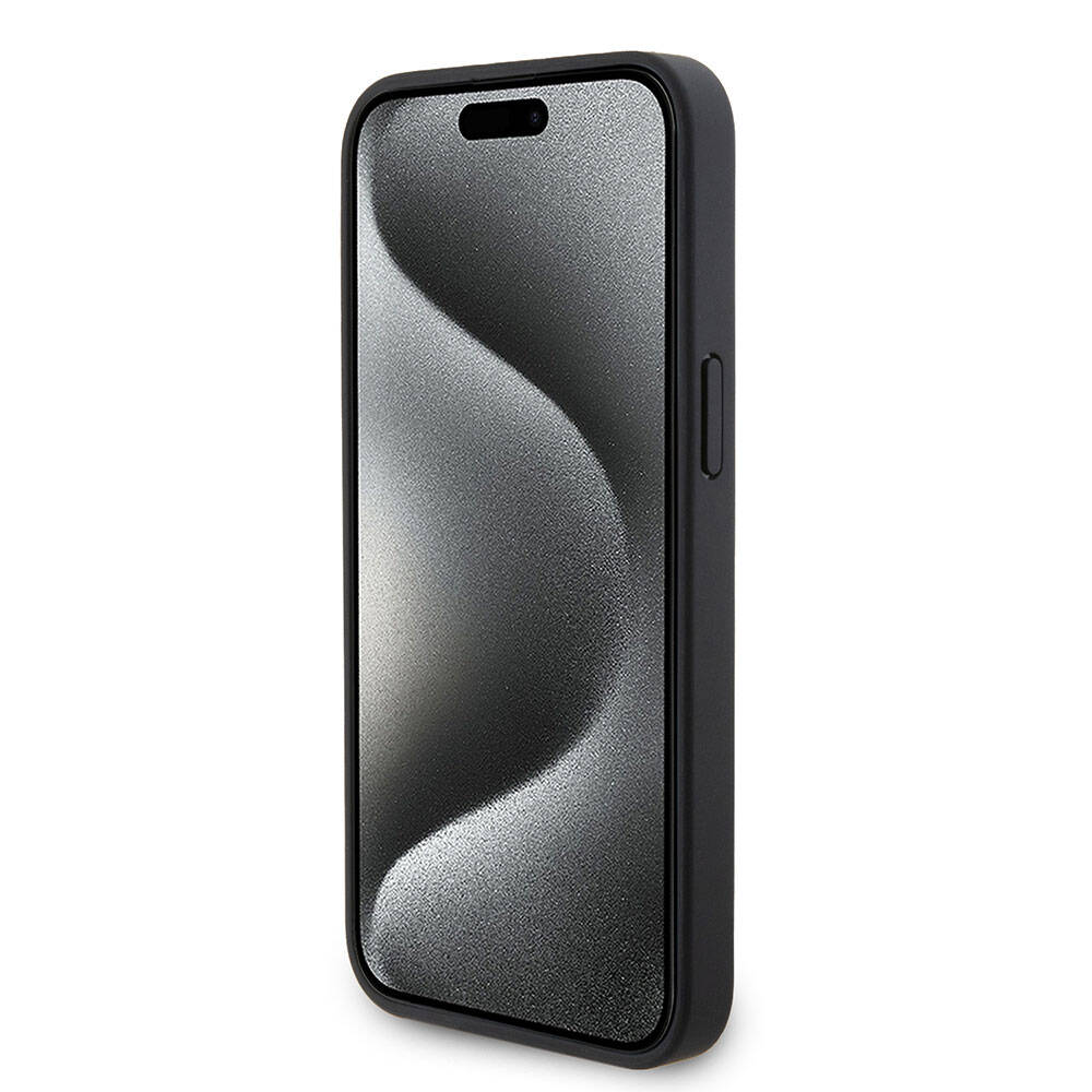 iPhone 15 Pro Max Kılıf Ferrari Orjinal Lisanslı PU Delikli Arka Yüzey Metal Logolu Dikişli Büyük SF Yazılı Kılıf Kırmızı