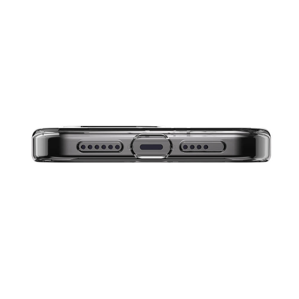 iPhone 15 Pro Max Kılıf Magsafe Şarj Özellikli Çift IMD Baskılı Lisanslı Switcheasy Artist-M Asanoha Kılıf Gri