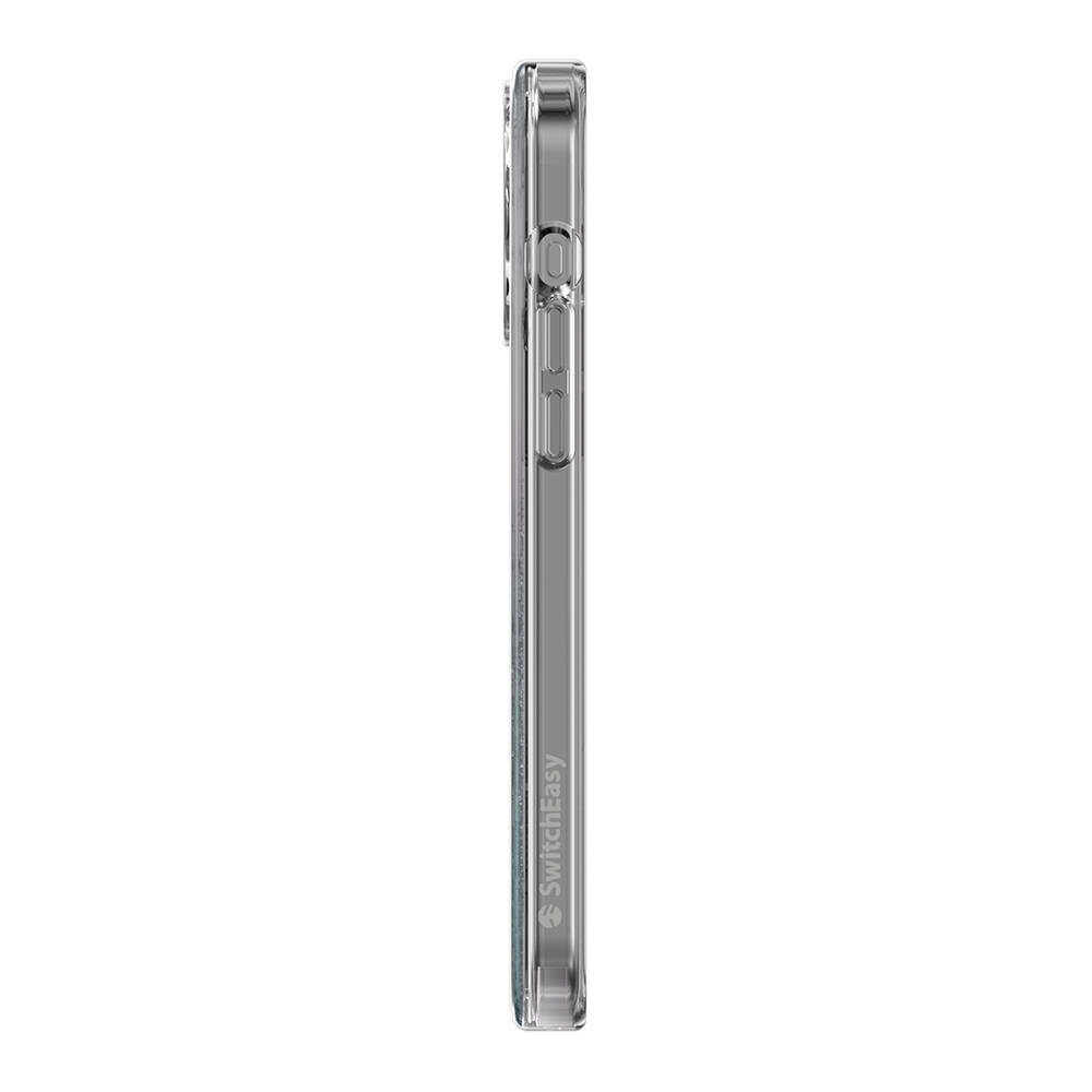 iPhone 15 Pro Max Kılıf Magsafe Şarj Özellikli Parlayan Simli Şeffaf Lisanslı Switcheasy Starfield-M Kılıf Renksiz