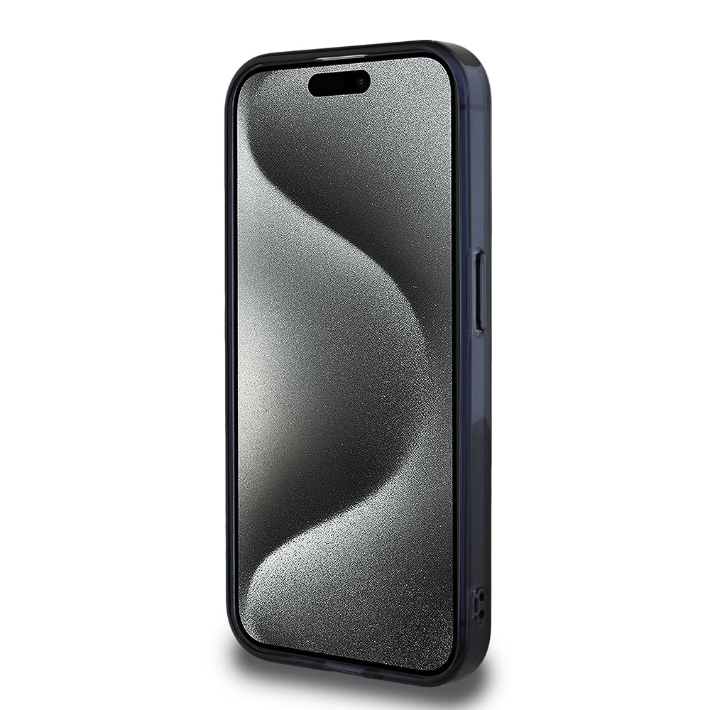 Apple iPhone 15 Pro Max Kılıf Redbull Orjinal Lisanslı Magsafe Şarj Özellikli IML Çift Boğa Baskılı Sert PC  Kapak Lacivert