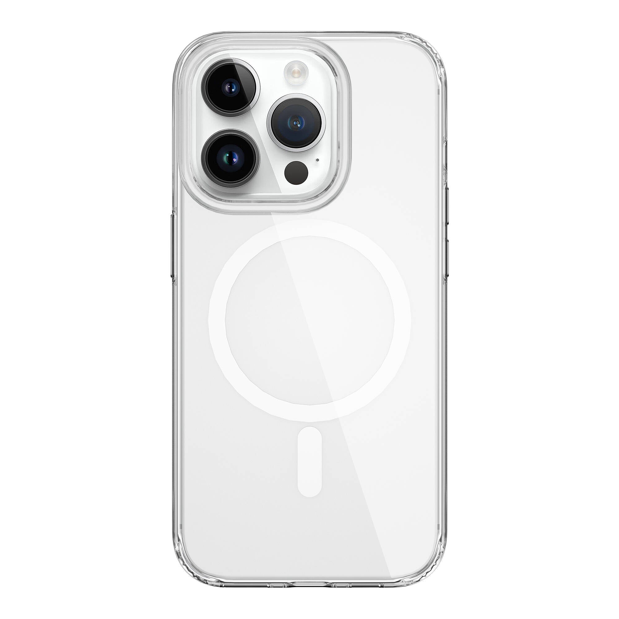 iPhone 15 Pro Max Kılıf Wiwu FYY-014 Magsafe Şarj Özellikli Şeffaf Kılıf Renksiz
