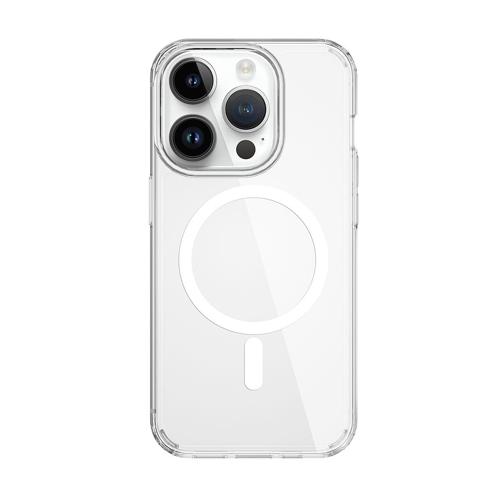 iPhone 15 Pro Max Kılıf Wiwu MCC-101 Magnetic Crystal Sert PC Kılıf Renksiz