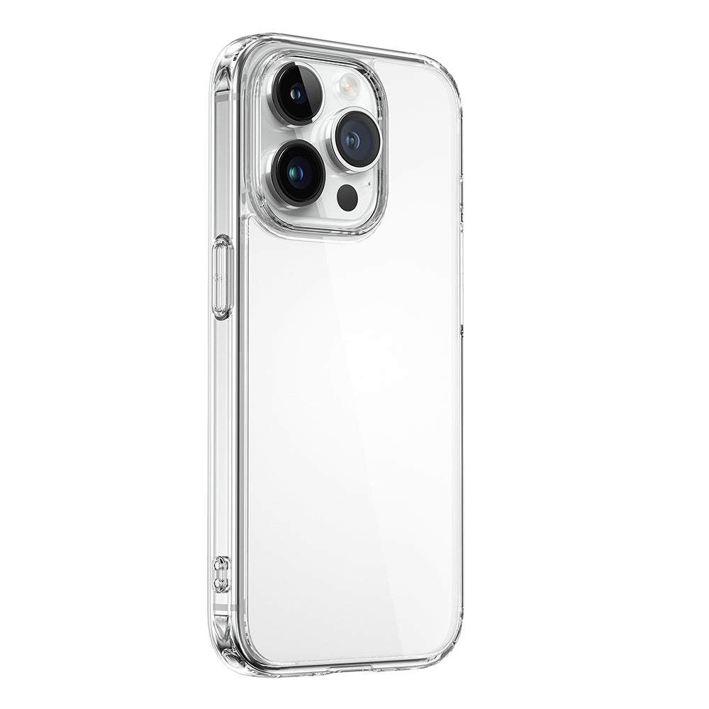 Apple iPhone 15 Pro Wiwu Wi-IP001 Kılıf Ekran Koruyucu Kamera Lensi 3in1 Koruma Seti Şeffaf