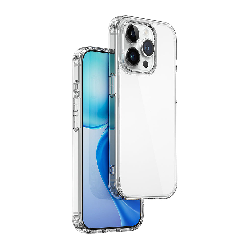 Apple iPhone 15 Pro Wiwu Wi-IP001 Kılıf Ekran Koruyucu Kamera Lensi 3in1 Koruma Seti Şeffaf