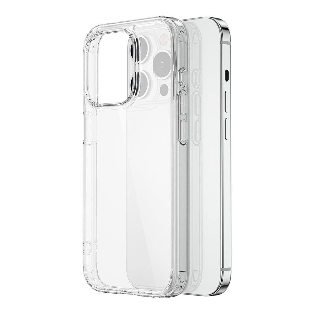 Apple iPhone 15 Pro Wiwu Wi-IP001 Kılıf Ekran Koruyucu Kamera Lensi 3in1 Koruma Seti Şeffaf