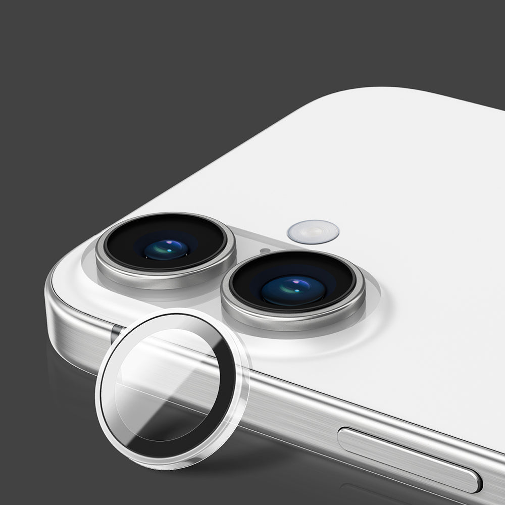 Apple iPhone 16 Amazingthing HD Safir Kamera Lens Koruyucu Şeffaf