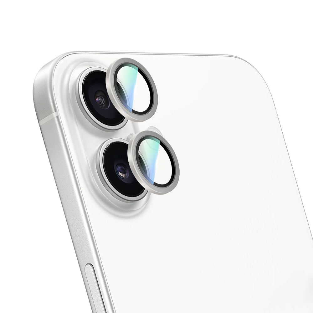 Apple iPhone 16 CaseWorld Alloy Serisi Oleofobik Anti Reflective Kamera Lens Koruyucu Yeşil