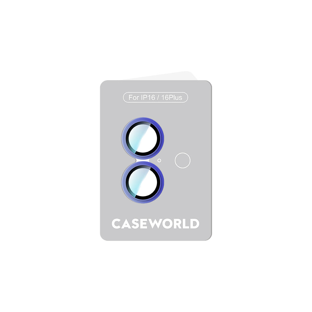 Apple iPhone 16 CaseWorld Alloy Two-Color Serisi Lens Koruyucu Siyah
