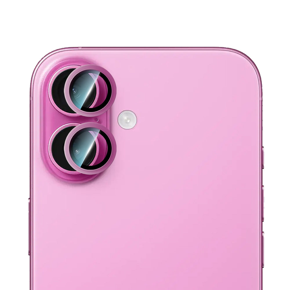Apple iPhone 16 CaseWorld Alloy Two-Color Serisi Lens Koruyucu Mavi