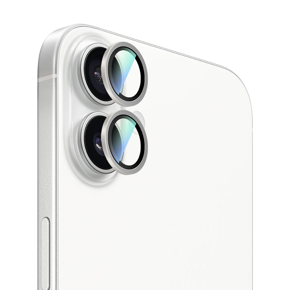 Apple iPhone 16 CaseWorld Alloy Two-Color Serisi Lens Koruyucu Siyah