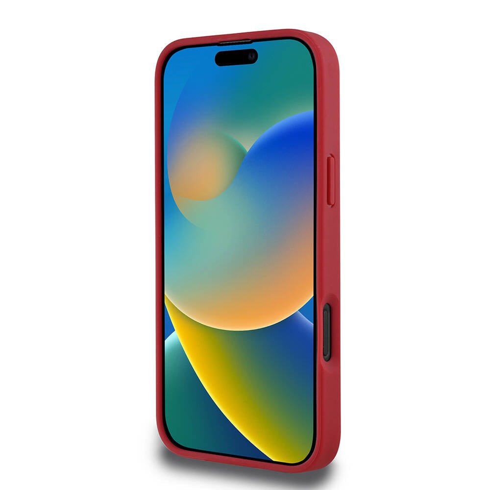 iPhone 16 Kılıf Lacoste Orjinal Lisanslı PU Pike Desenli Arka Yüzey İkonik Timsah Dokuma Logolu Kılıf Siyah