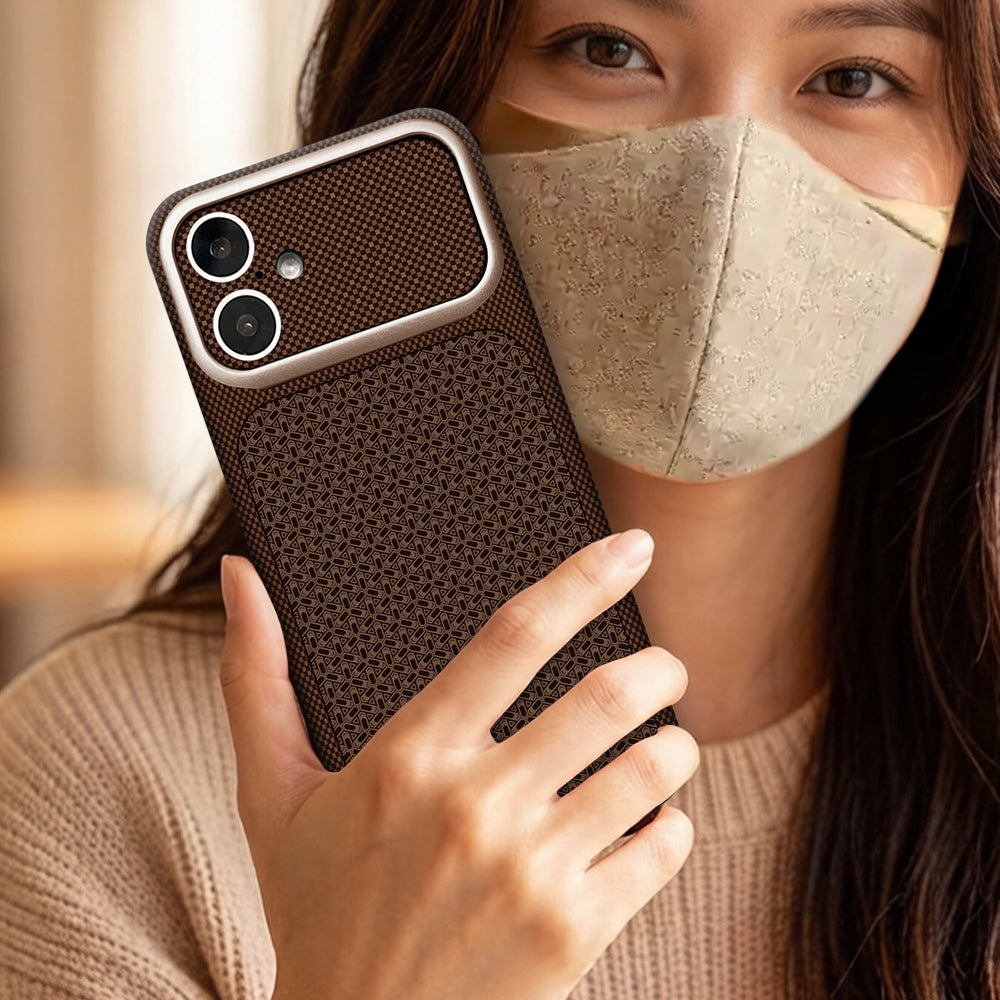 Apple iPhone 16 Kılıf M-Safe Şarj Özellikli Zore Paris Nexel Sert PC Kapak Gold