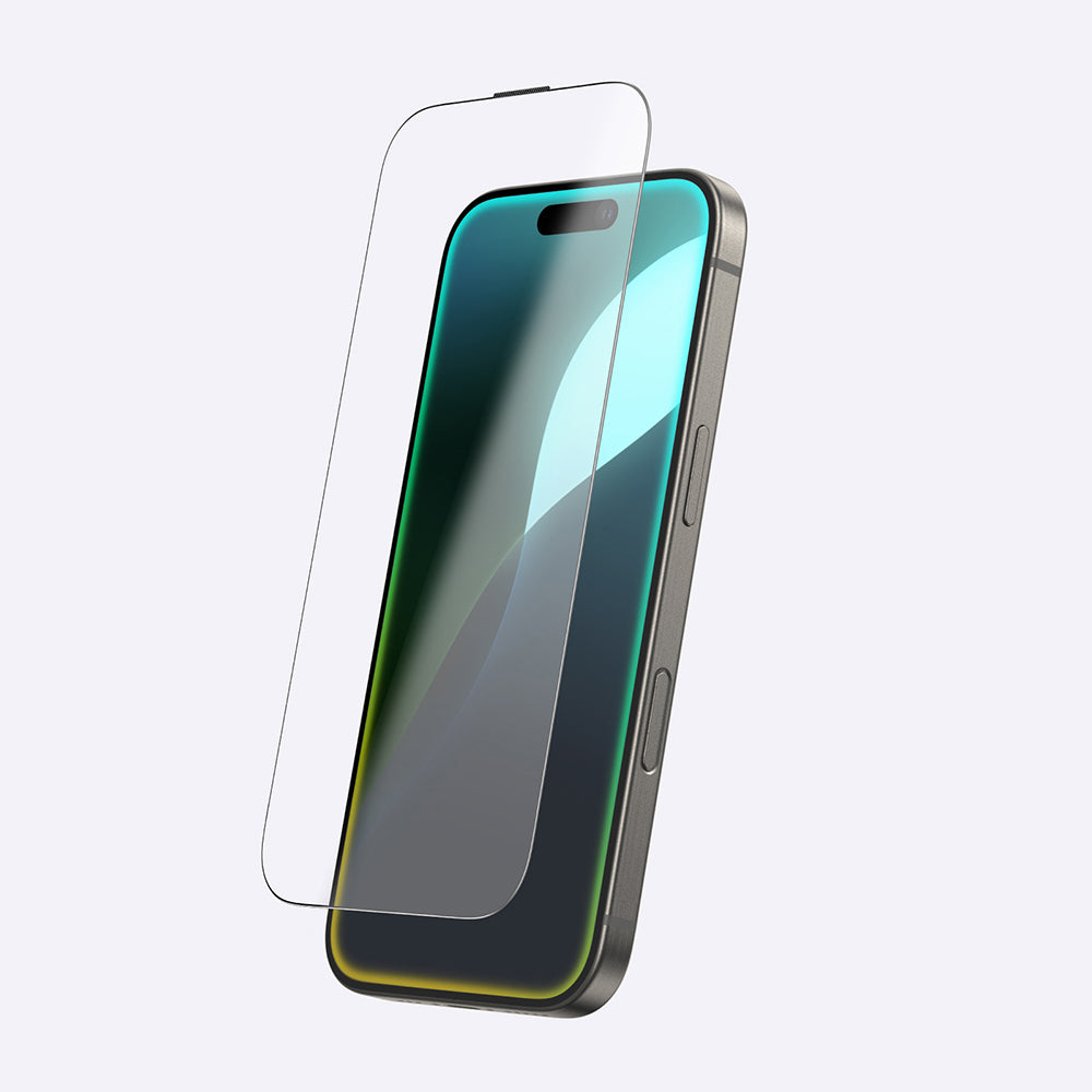 Apple iPhone 16 Plus Amazingthing Titan Mat Parmak İzi Bırakmayan Temperli Cam Ekran Koruyucu Siyah