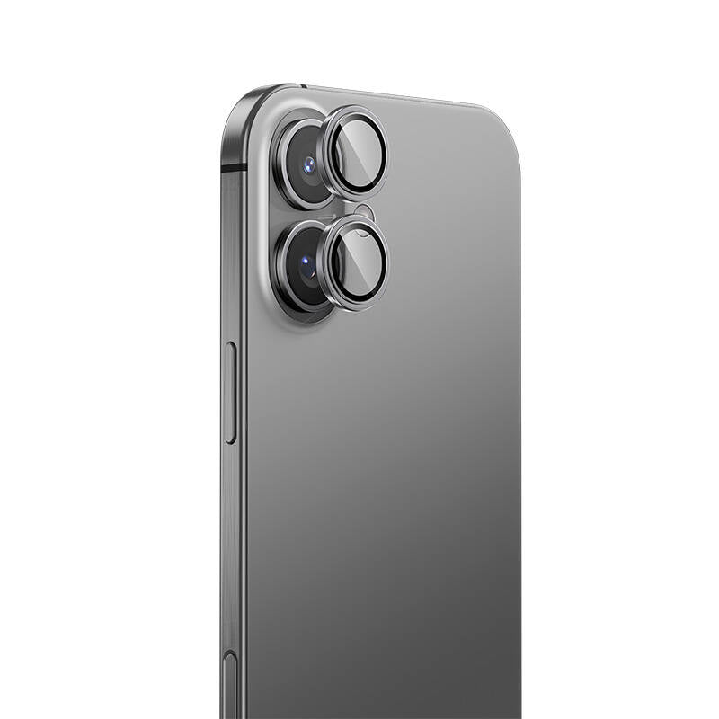iPhone 16 Plus Benks DR Safir Kamera Lens Koruyucu Siyah