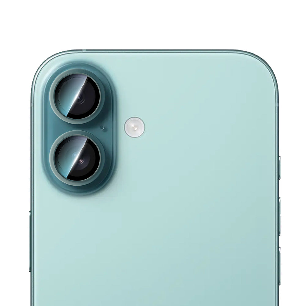 Apple iPhone 16 Plus CaseWorld Alloy Serisi Oleofobik Anti Reflective Kamera Lens Koruyucu Mavi