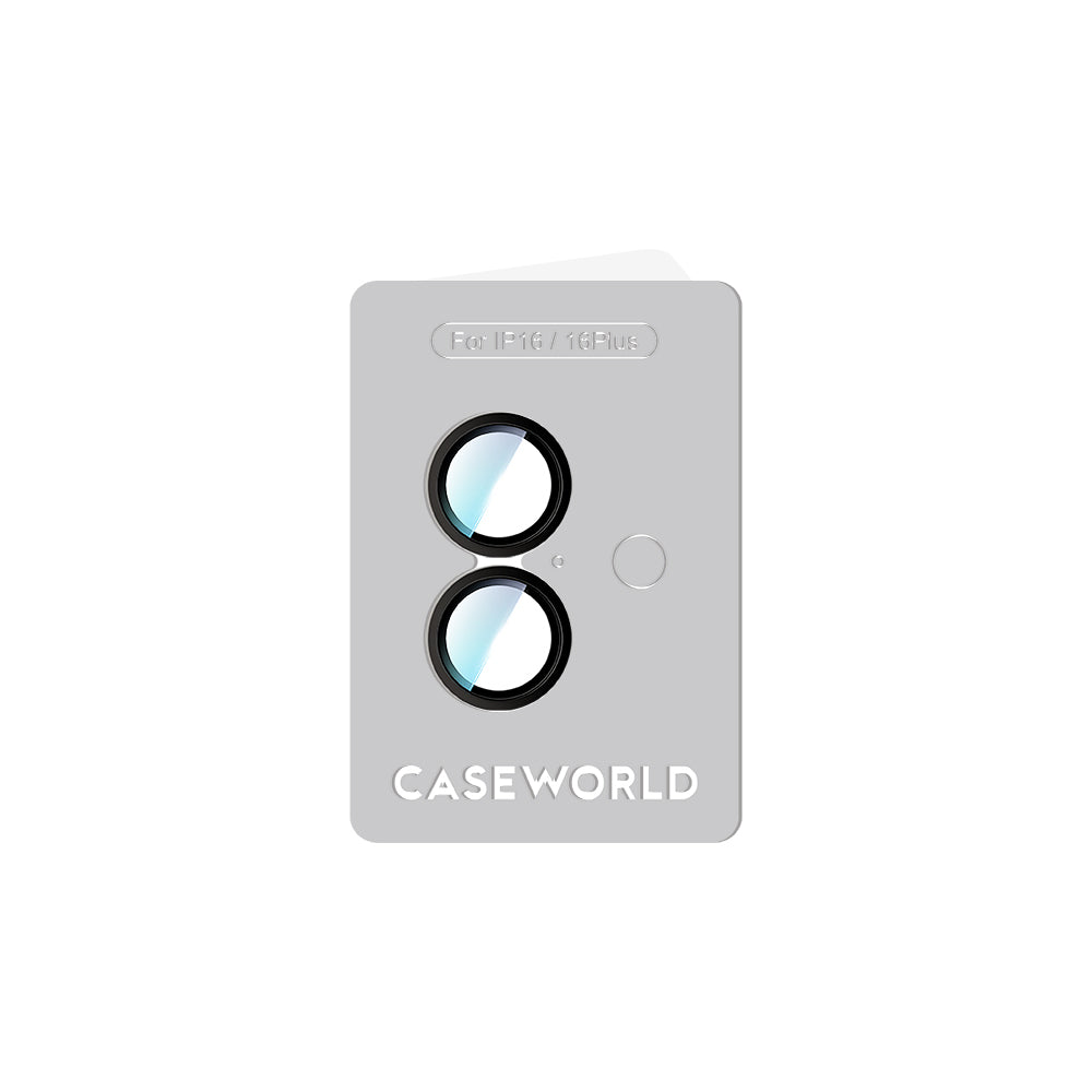 Apple iPhone 16 Plus CaseWorld Alloy Two-Color Serisi Lens Koruyucu Pembe