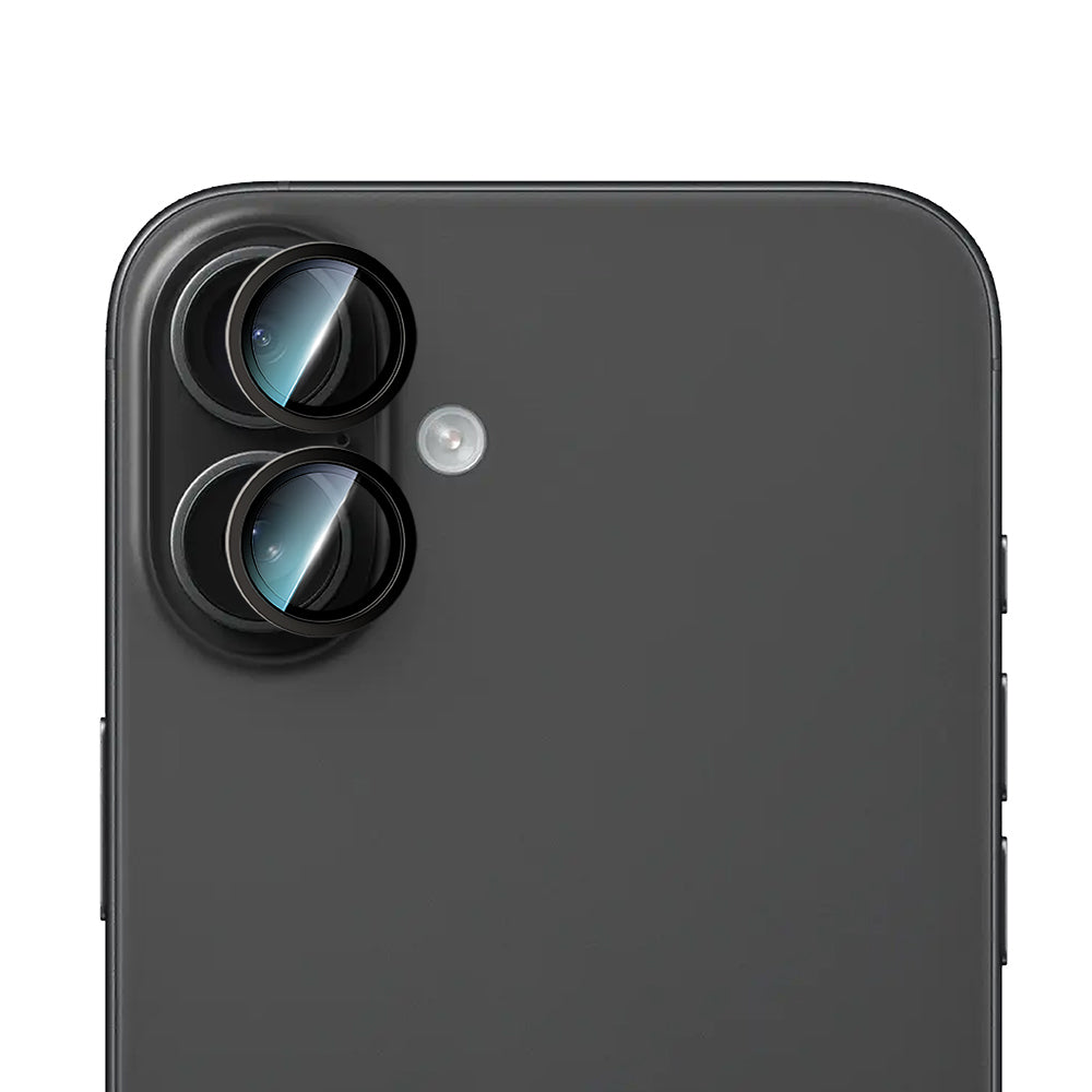 Apple iPhone 16 Plus CaseWorld Alloy Two-Color Serisi Lens Koruyucu Mavi