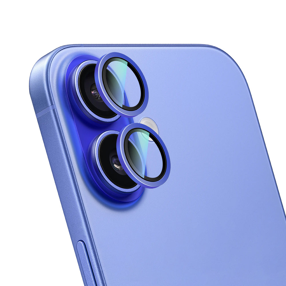 Apple iPhone 16 Plus CaseWorld Alloy Two-Color Serisi Lens Koruyucu Yeşil
