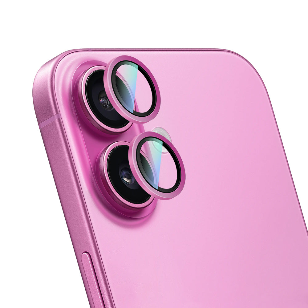 Apple iPhone 16 Plus CaseWorld Alloy Two-Color Serisi Lens Koruyucu Siyah