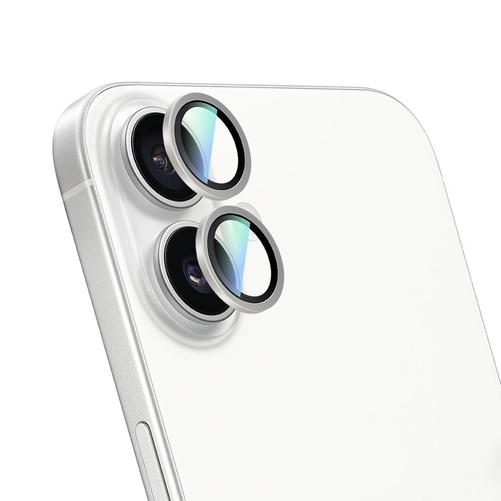 Apple iPhone 16 Plus CaseWorld Alloy Two-Color Serisi Lens Koruyucu Siyah