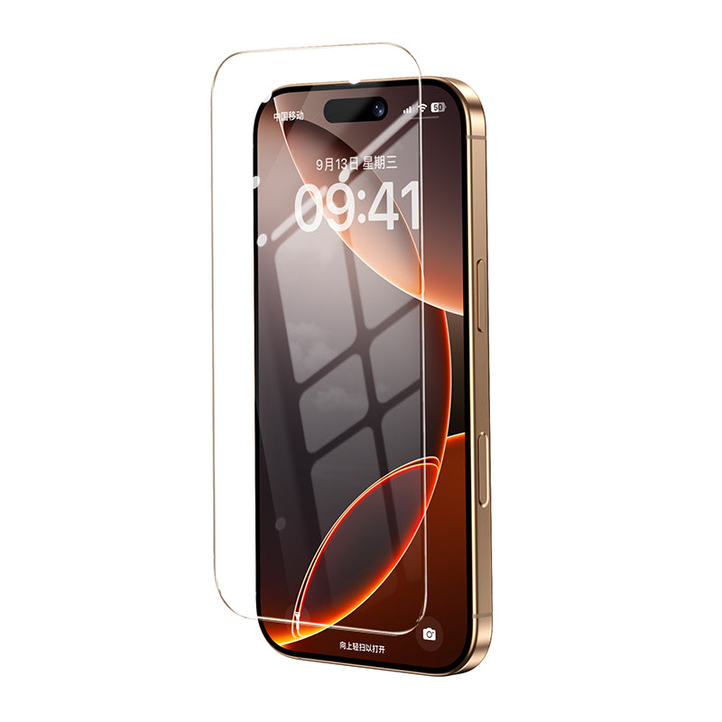 iPhone 16 Pro Benks 0.3mm InvisiWarrior Ekranı Tam Kaplayan Full Şeffaf Ekran Koruyucu Şeffaf