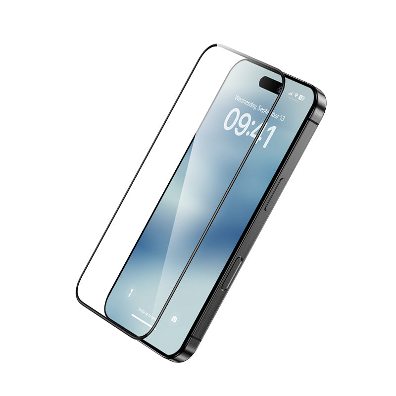 iPhone 16 Pro Benks Ultra İnce Kenarlı Ekran Koruyucu + Kolay Uygulama Aparatlı Siyah