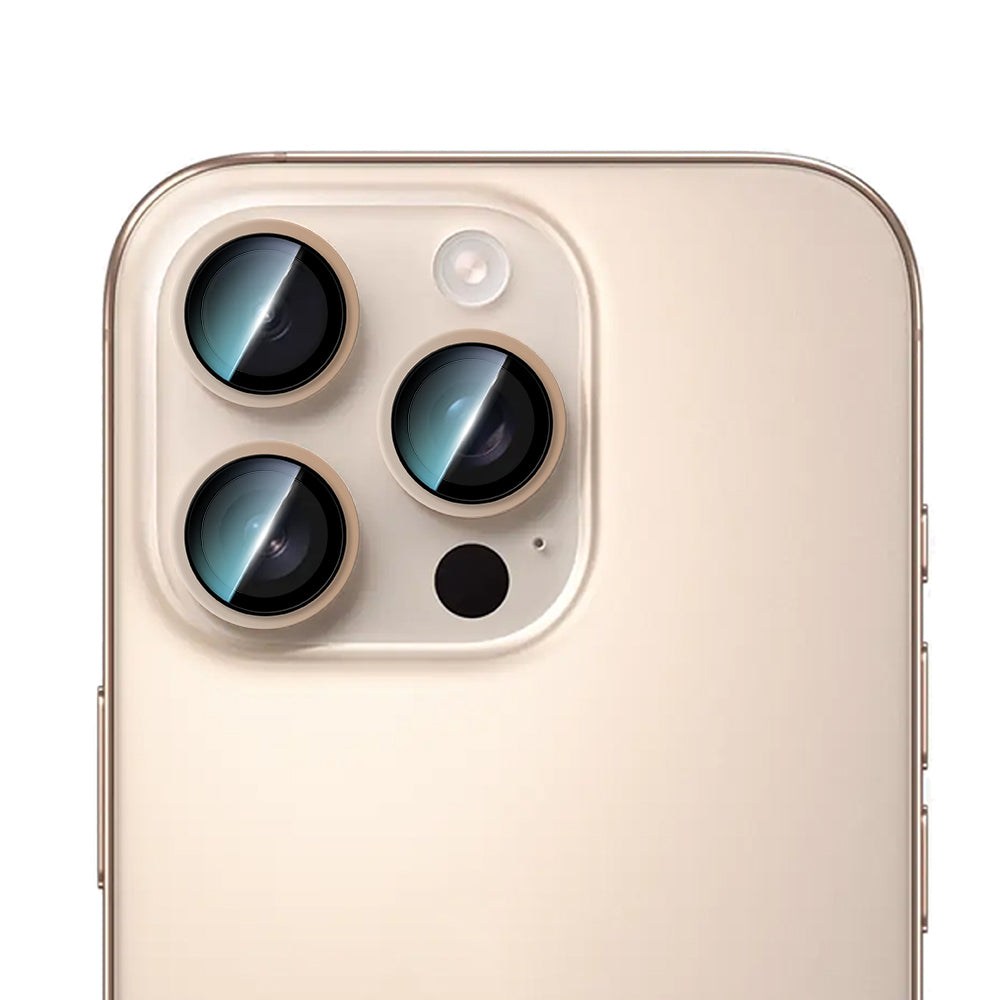 Apple iPhone 16 Pro CaseWorld Alloy Two-Color Serisi Lens Koruyucu Gri