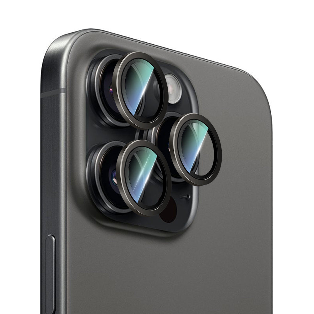 Apple iPhone 16 Pro CaseWorld Alloy Two-Color Serisi Lens Koruyucu Gold