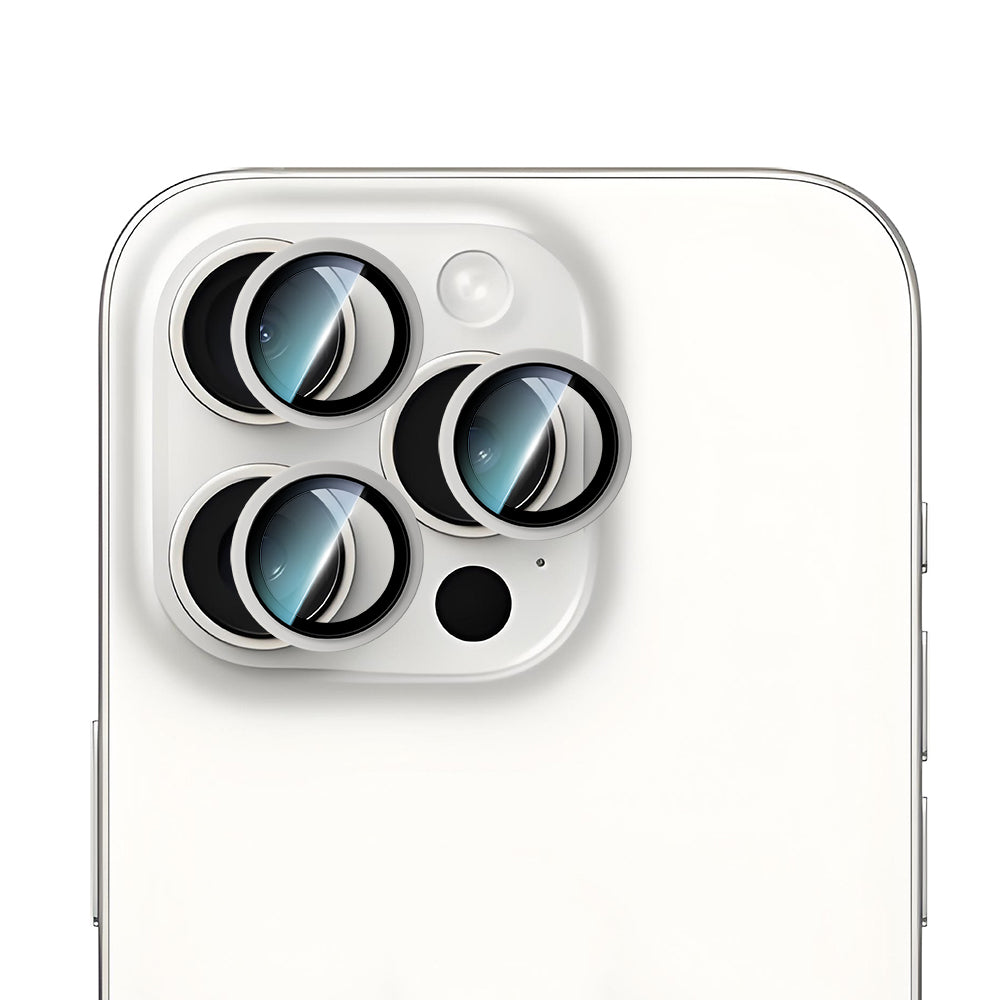Apple iPhone 16 Pro CaseWorld Alloy Two-Color Serisi Lens Koruyucu Gold