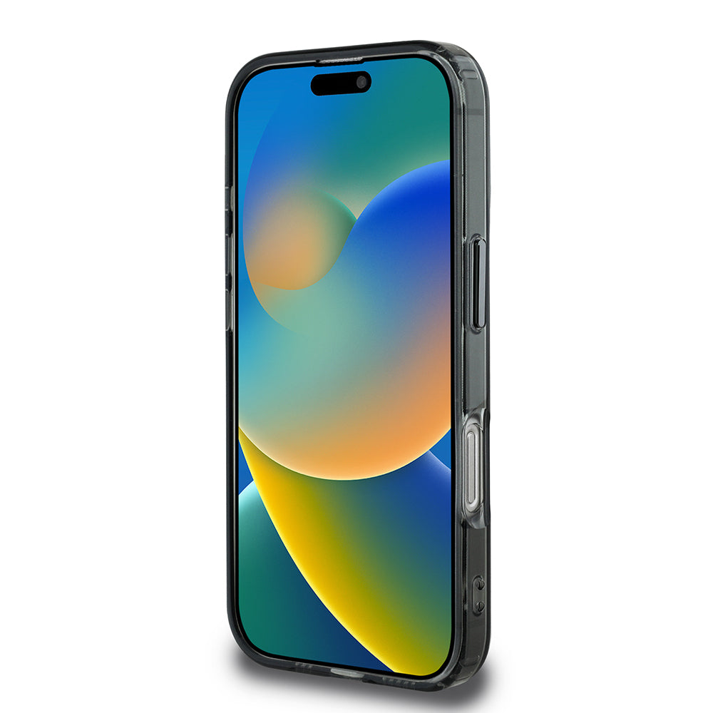 Apple iPhone 16 Pro Kılıf Aston Martin Orjinal Lisanslı Magsafe Şarj Özellikli IML Baskı Logolu Buzlu Kapak Siyah