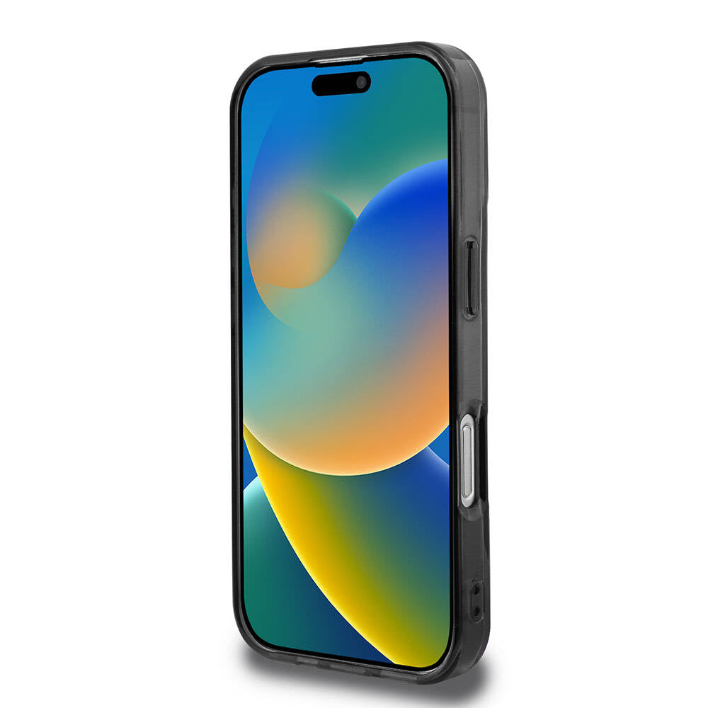 iPhone 16 Pro Kılıf BMW Orjinal Lisanslı Magsafe Şarj Özellikli M Logolu Üç Renk Çizgili Motorsport Circle Kılıf Lacivert