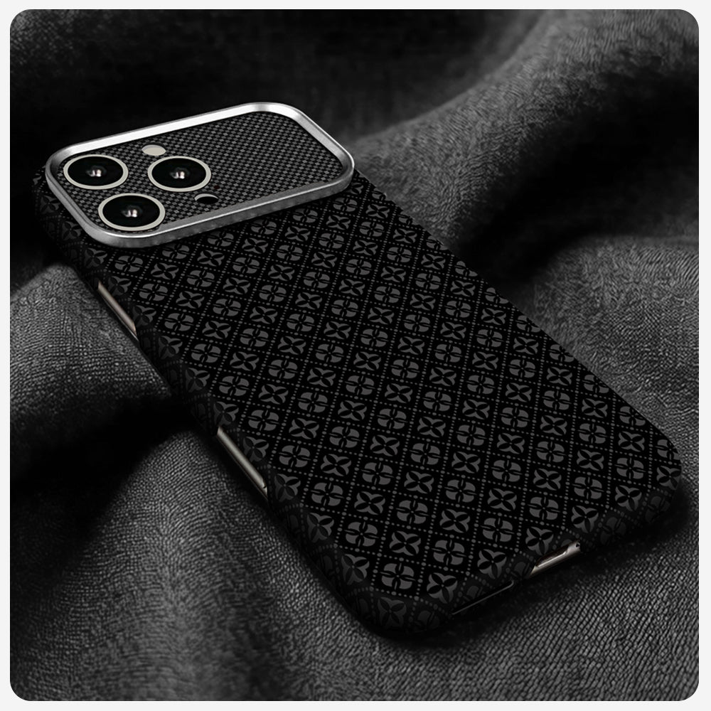 Apple iPhone 16 Pro Kılıf M-Safe Şarj Özellikli Zore Paris Velix Sert PC Kapak Derin Mor