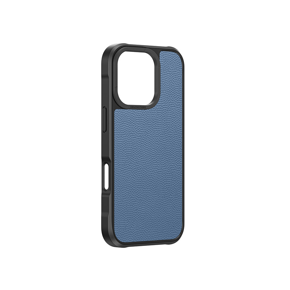 Apple iPhone 16 Pro Kılıf M-safe Şarj Özellikli Amazingthing Glamour Serisi Kapak Mavi