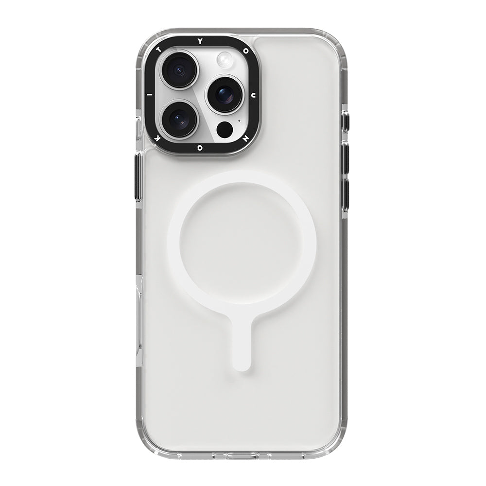 iPhone 16 Pro Kılıf Magsafe Şarj Özellikli YoungKit Crystal Color Serisi Kılıf Gold