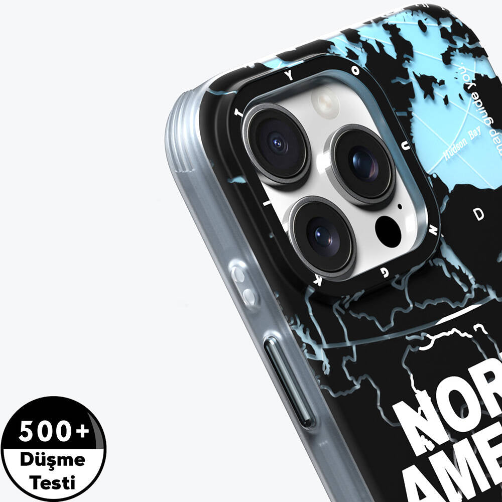 iPhone 16 Pro Kılıf Magsafe Şarj Özellikli Youngkit Universal Serisi Kılıf Siyah