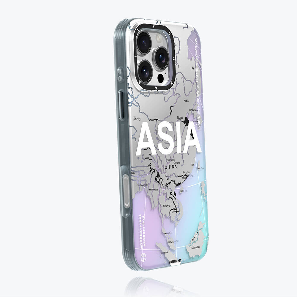 iPhone 16 Pro Kılıf Magsafe Şarj Özellikli Youngkit Universal Serisi Kılıf Beyaz