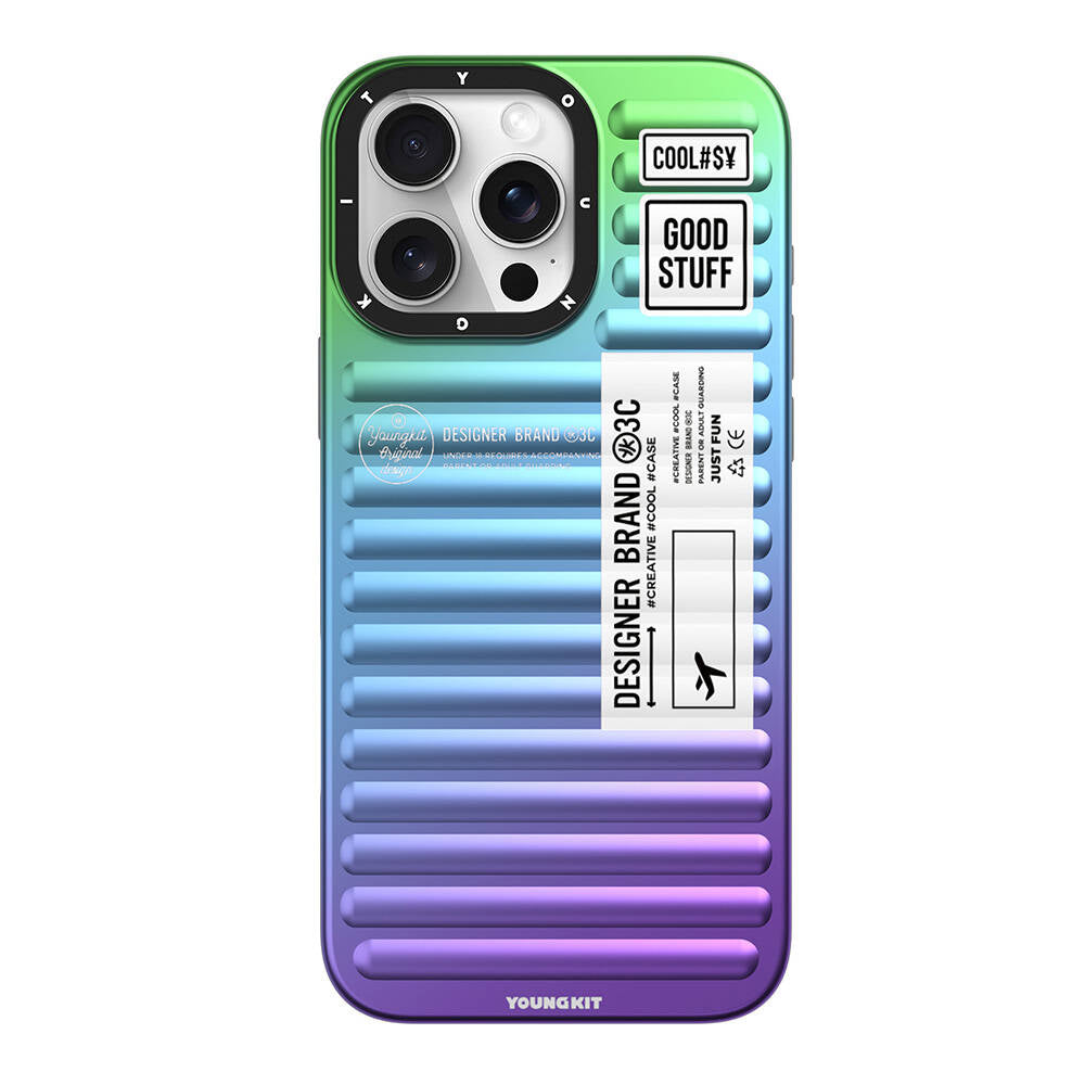 iPhone 16 Pro Kılıf YoungKit The Secret Color Serisi Kılıf Mor
