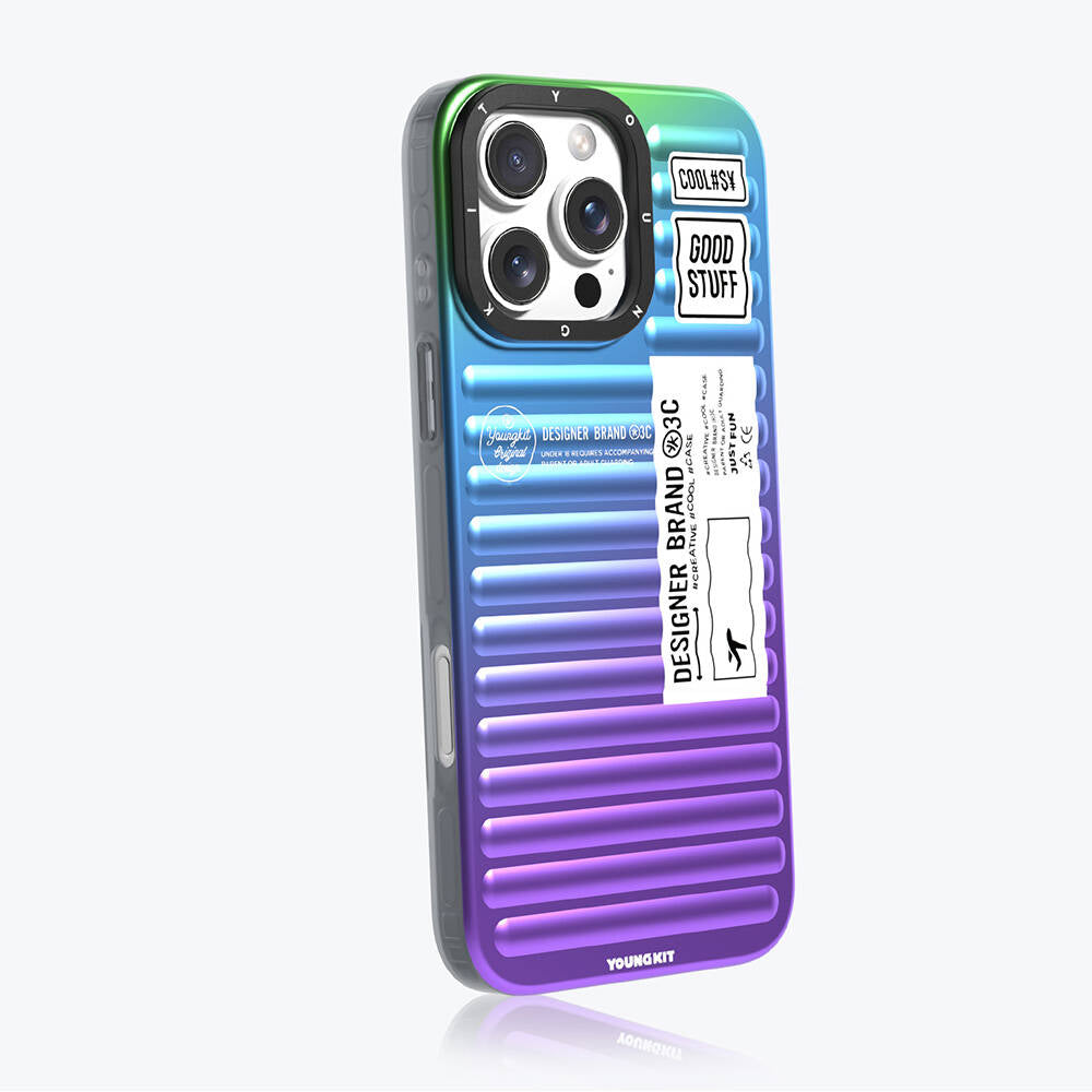 iPhone 16 Pro Kılıf YoungKit The Secret Color Serisi Kılıf Mor
