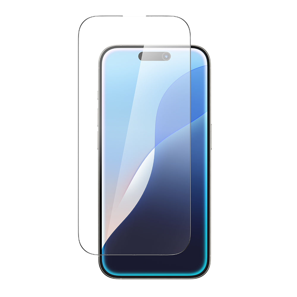 (16 Serisi)Apple iPhone Amazingthing Radix Parmak İzi Bırakmayan Temperli Cam Ekran Koruyucu Şeffaf