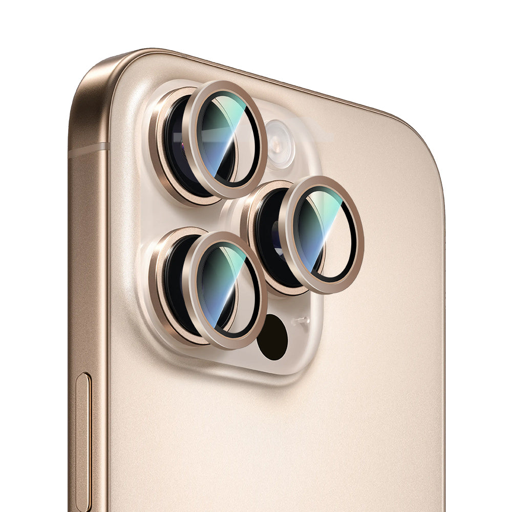 CASEWORLD iPhone(16 SERİSİ) Alloy Serisi Oleofobik Anti Reflective Kamera Lens Koruyucu