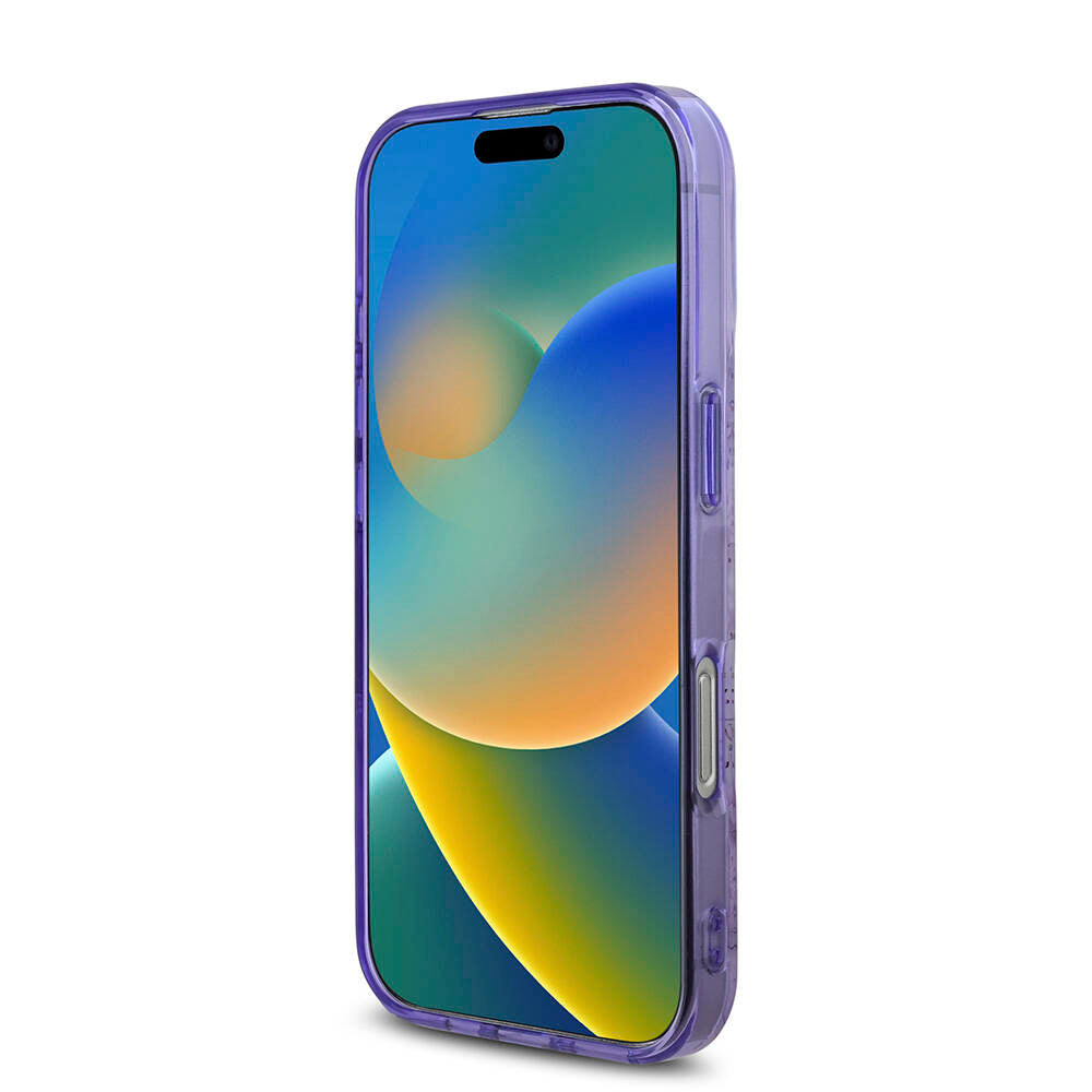 Apple iPhone 16 Pro Max Kılıf Guess Orjinal Lisanslı Magsafe Şarj Özellikli Flower Tonal Circle Kapak Yeşil