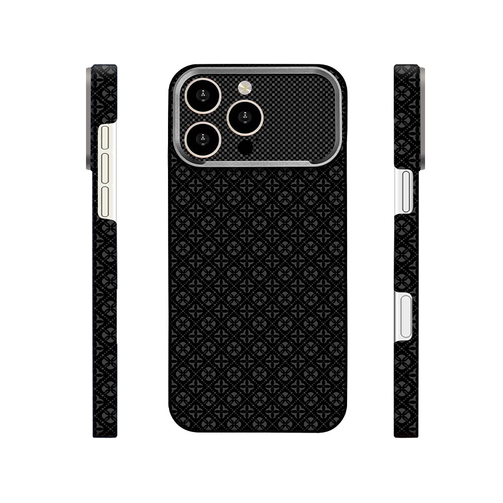 Apple iPhone 16 Pro Max Kılıf M-Safe Şarj Özellikli Zore Paris Velix Sert PC Kapak Siyah
