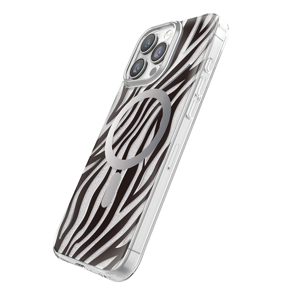 Apple iPhone 16 Pro Max Kılıf M-Safe Şarj Özellikli Zore Paris Veyro TPU Kapak Siyah