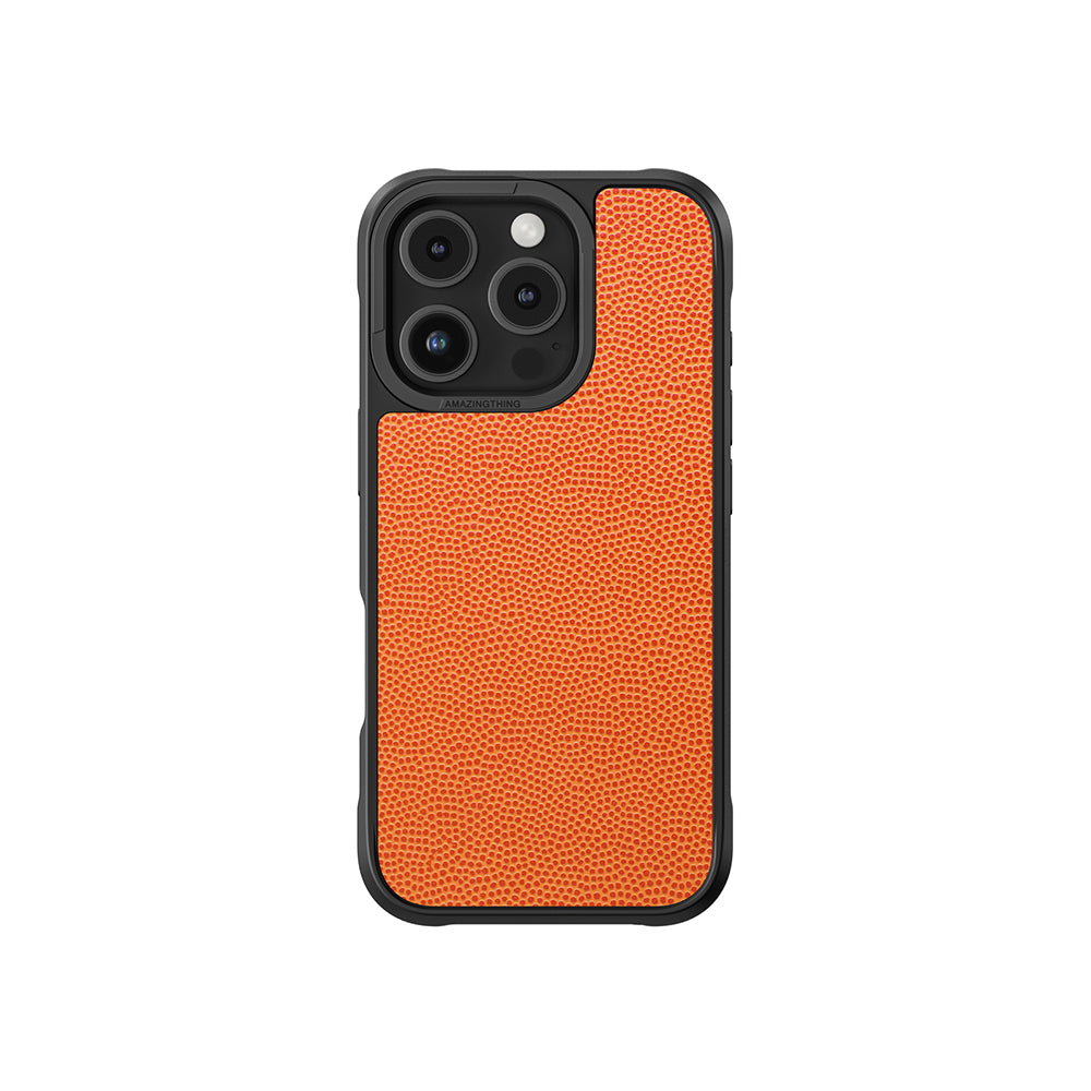 Apple iPhone 16 Pro Max Kılıf M-safe Şarj Özellikli Amazingthing Glamour Serisi Kapak Turuncu