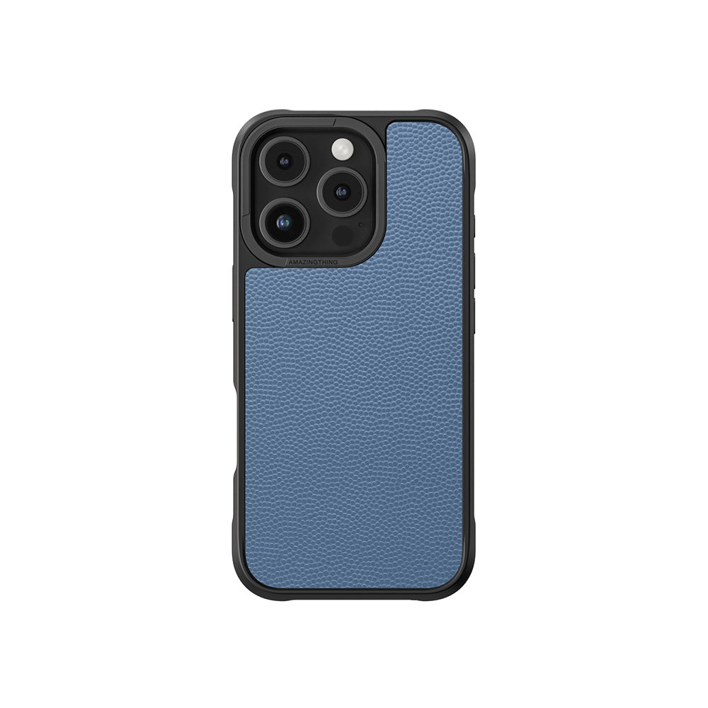 Apple iPhone 16 Pro Max Kılıf M-safe Şarj Özellikli Amazingthing Glamour Serisi Kapak Mavi