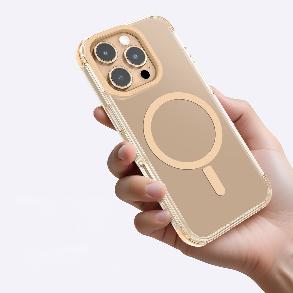 iPhone 16 Pro Max Kılıf Magsafe Şarj Özellikli Amazingthing Omni Serisi Kılıf Gri