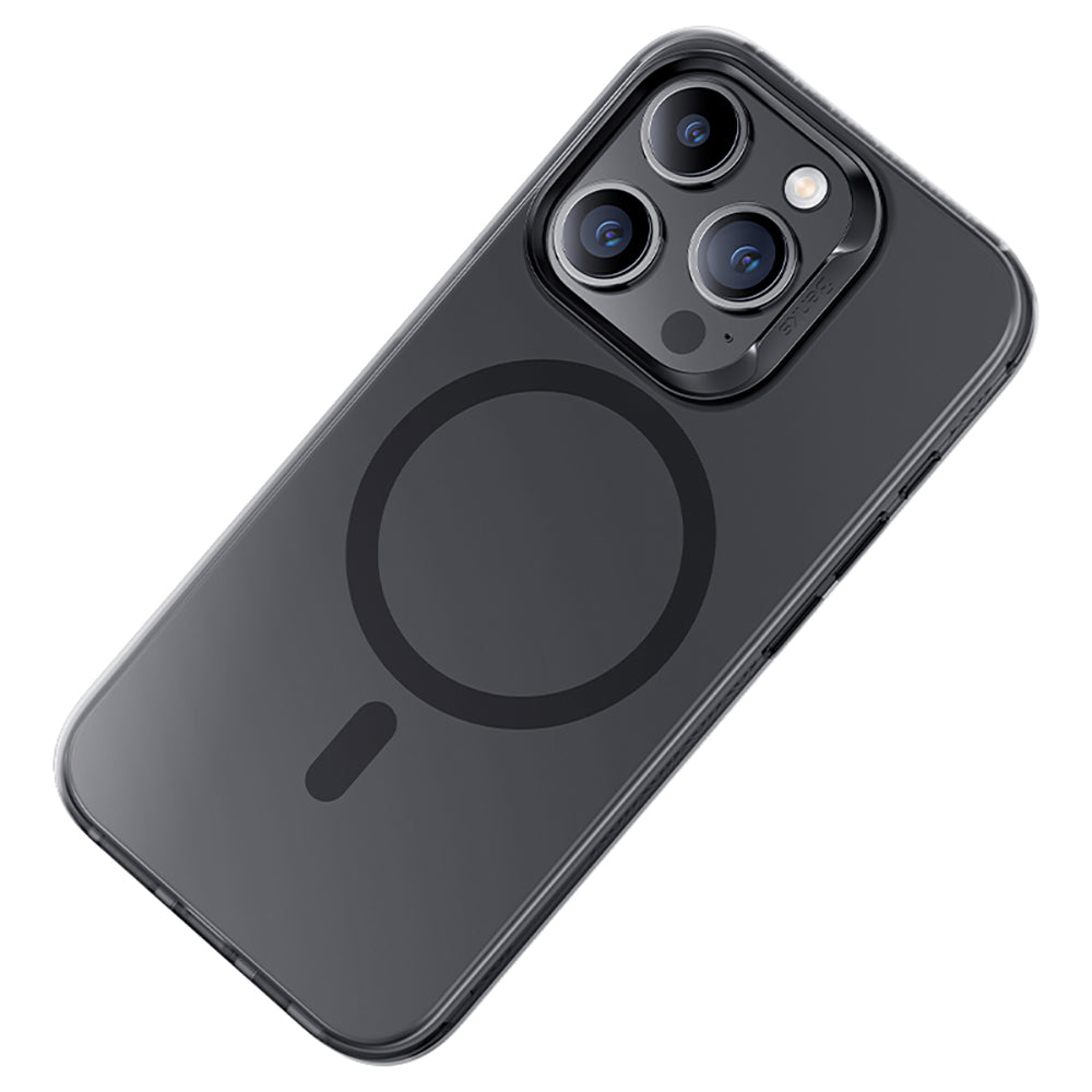 Apple iPhone 16 Pro Max Kılıf M-safe Şarj Özellikli Yeni Seri Benks Lucid Armor Kapak Siyah