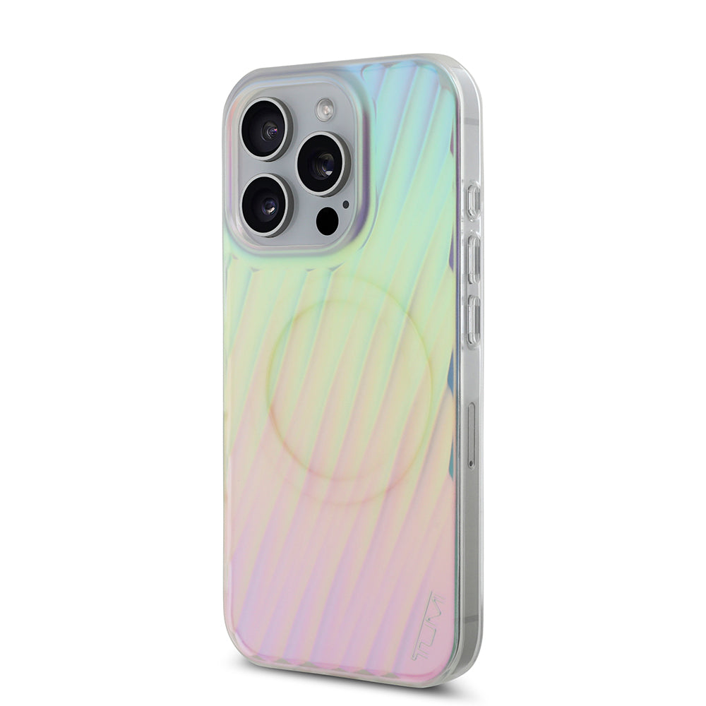 iPhone 16 Pro Max Kılıf TUMI Orjinal Lisanslı Magsafe Şarj Özellikli Transparan Kılıf Colorful