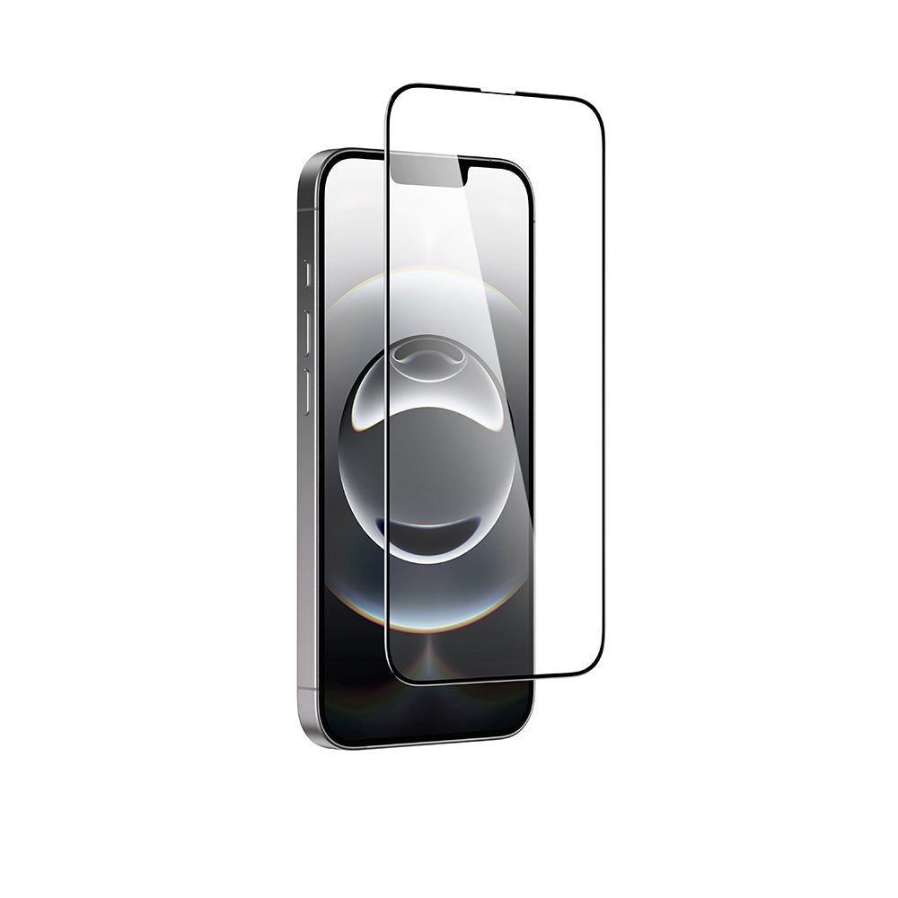 Apple iPhone 16E Amazingthing Radix Parmak İzi Bırakmayan Temperli Cam Ekran Koruyucu Siyah